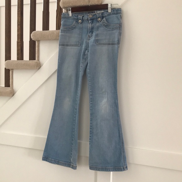Old Navy Jeans Flare Bell bottoms Girl’s Size 16 - Picture 1 of 6